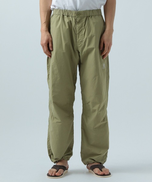 「BAYFLOW」 イージーパンツ LARGE カーキ メンズ_画像9
