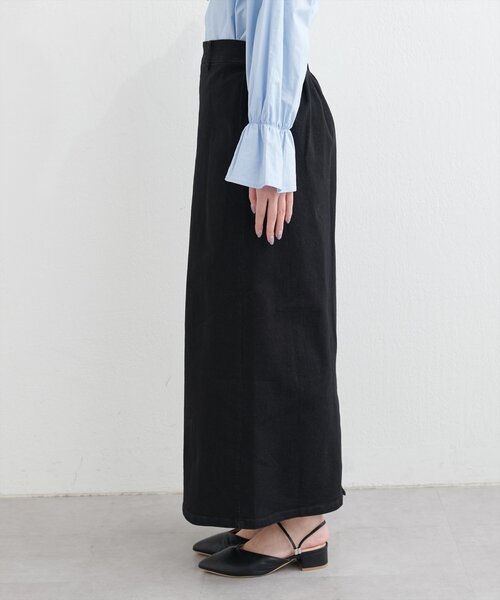 「natural couture」 デニムスカート FREE インディゴブルー レディース_画像7