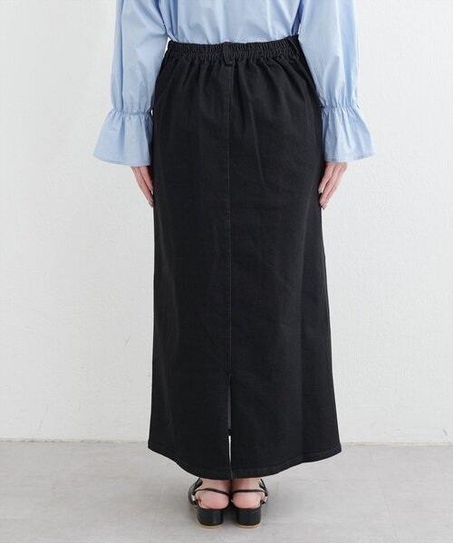 「natural couture」 デニムスカート FREE インディゴブルー レディース_画像9