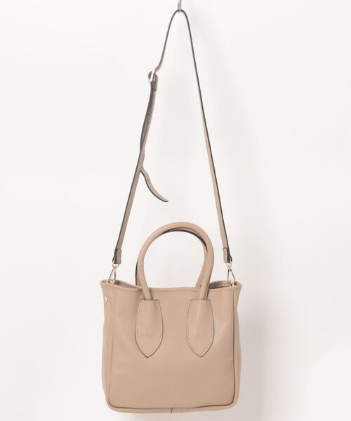 【中古】マルコビアンチーニ MARCO BIANCHINI レザー ハンドバッグ 2WAY ショルダーバッグ ベージュ MARCO BIANCHINI（マルコビアンチーニ） 2WAYバッグ FREE ベージュ