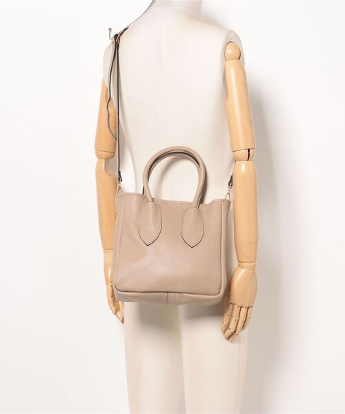 【中古】マルコビアンチーニ MARCO BIANCHINI レザー ハンドバッグ 2WAY ショルダーバッグ ベージュ MARCO BIANCHINI（マルコビアンチーニ） 2WAYバッグ FREE ベージュ