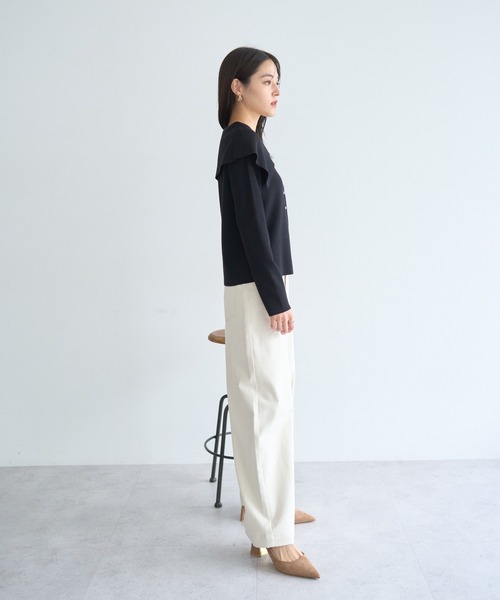 YECCA VECCA（イェッカヴェッカ） カーディガン 2wayオフショルカラー