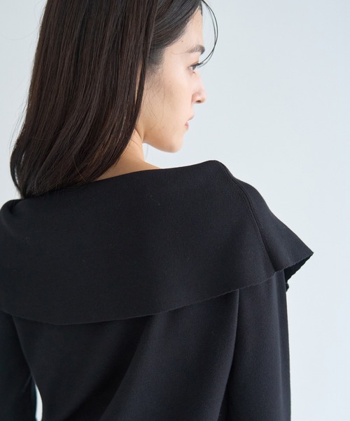 YECCA VECCA（イェッカヴェッカ） カーディガン 2wayオフショルカラー