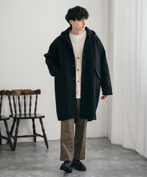 「Rocky Monroe」 モッズコート M チャコール メンズ_画像3