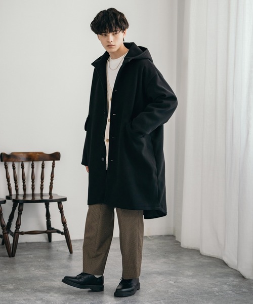 「Rocky Monroe」 モッズコート M チャコール メンズ_画像4