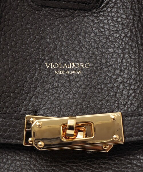 トートバッグ VIOLAd’ORO:A4 金具付き トート レディースの画像