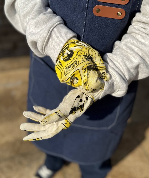 SNOOPY×OLD BETTY'S 手袋 スヌーピー「SNOOPY」Gardening Glove/軍手