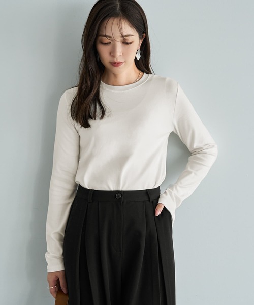 STYLE DELI（スタイルデリ） tシャツ シンプルなフラットカットソー 