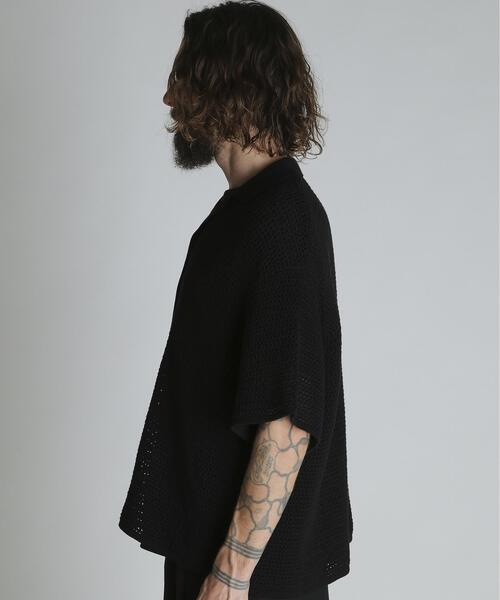 シャツ Schott/ショット/B.S. KNIT SHIRT/ブラックシープ ニットシャツ メンズ レディースの画像