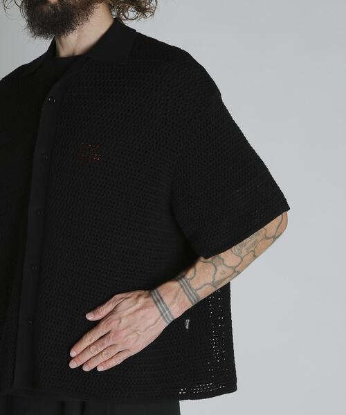 シャツ Schott/ショット/B.S. KNIT SHIRT/ブラックシープ ニットシャツ メンズ レディースの画像