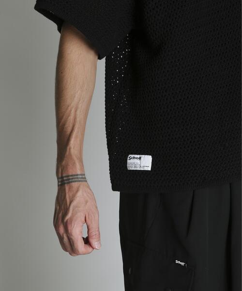 シャツ Schott/ショット/B.S. KNIT SHIRT/ブラックシープ ニットシャツ メンズ レディースの画像