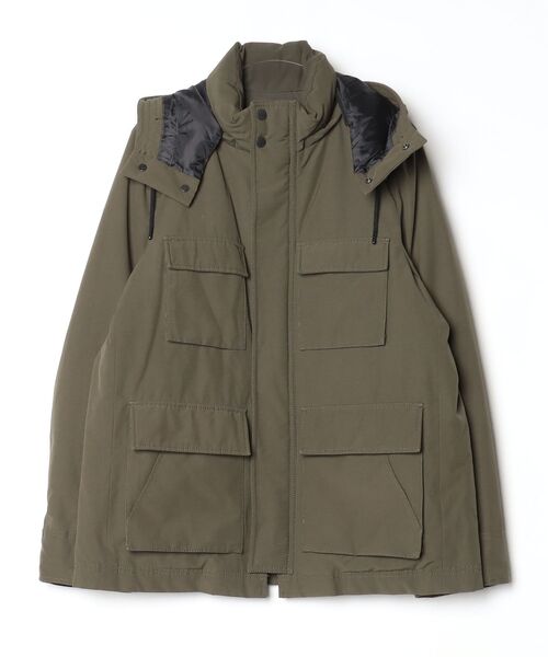 NANO universe（ナノ・ユニバース） ダウンジャケット L グリーン