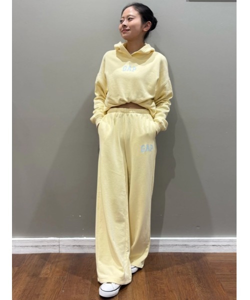 GAP（ギャップ） ワイドパンツ スウェットパンツ ジャージ GAPロゴ