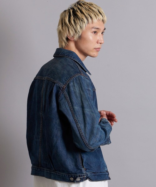 EDWIN」 デニムジャケット M ダークインディゴブルー メンズ EDWIN 