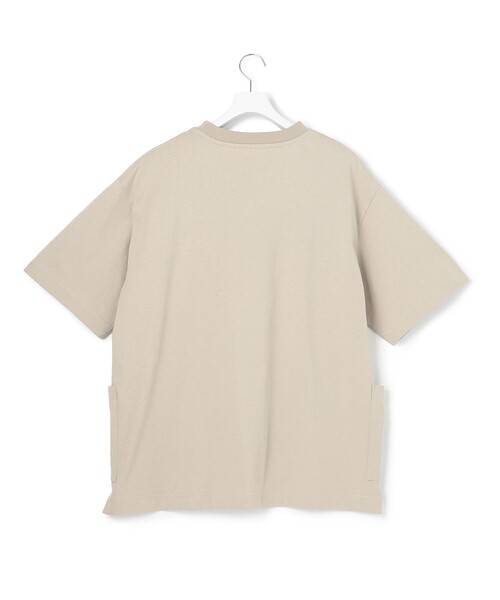 「J.PRESS YORK STREET」 半袖Tシャツ LARGE ブルー メンズ_画像2