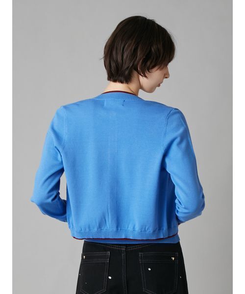 lilybrown カラートリムニットカーディガン カラートリムニットカーディガン(セットアップアイテム)｜LILY BROWN