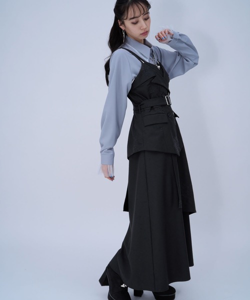 HARE（ハレ） ジャンパースカート Flowerシシュウジャンスカ(HARE