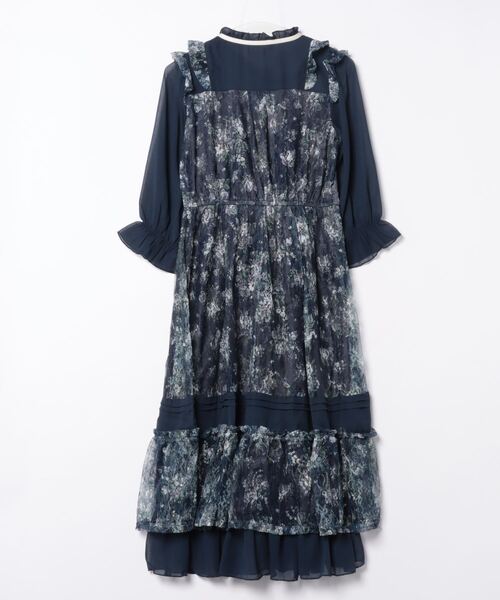 axes femme（アクシーズ ファム） 7分袖ワンピース MEDIUM ラベンダー