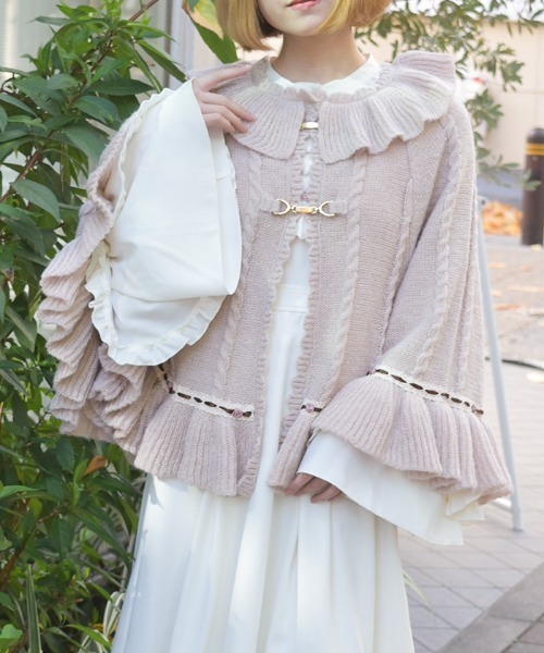 axes femme（アクシーズ ファム） カーディガン ふわふわモヘアニット