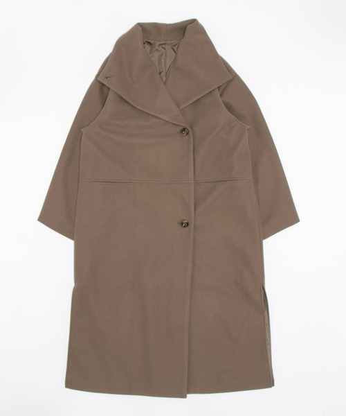 「wee9s」 チェスターコート FREE ベージュ レディース_画像4