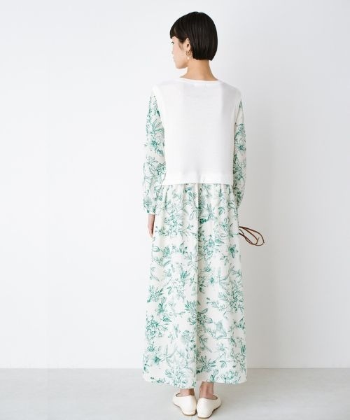 「ANNA LUNA」 ドッキングワンピース MEDIUM ホワイト レディース_画像5