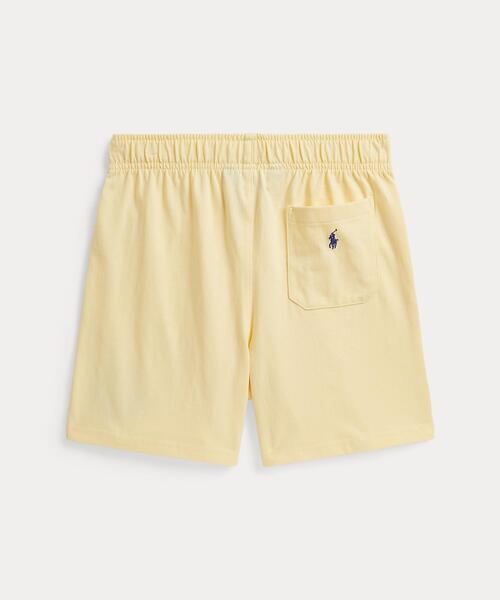 パンツ ロゴ コットン ジャージー ショートパンツ キッズ 子供服 男の子の画像