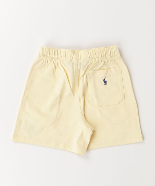 パンツ ロゴ コットン ジャージー ショートパンツ キッズ 子供服 男の子の画像