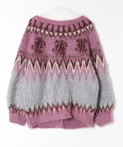 「jouetie」 ニットカーディガン MEDIUM ピンク レディース_画像2