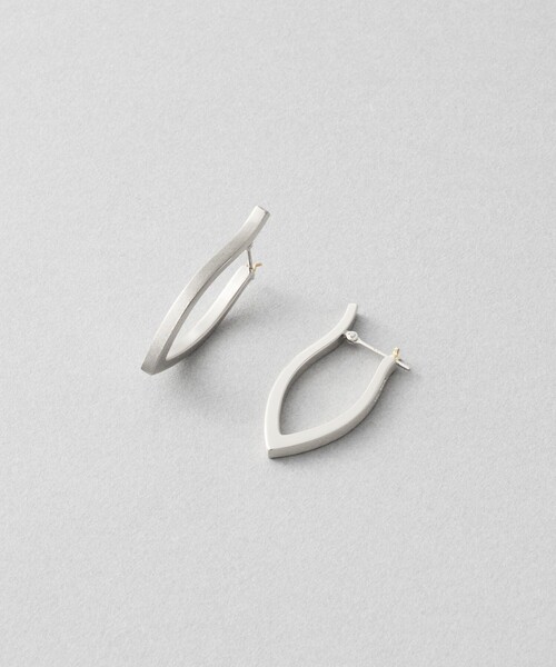 ピアス 「ラップピアス」 リーフ レディースの画像