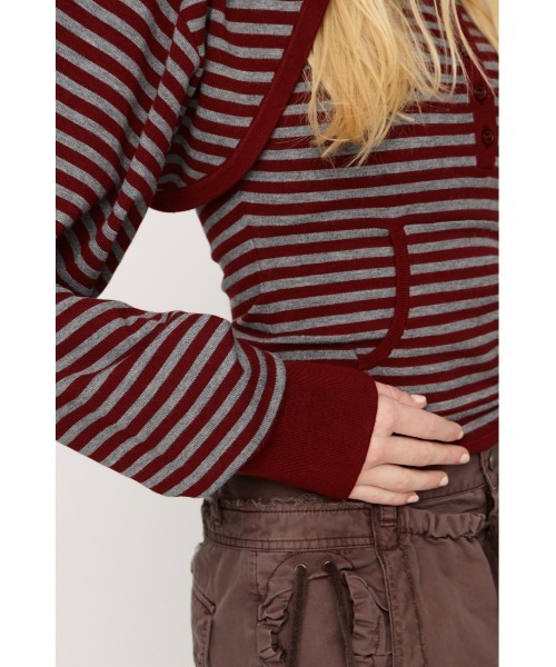 Rio ハンドメイドケーブルボレロ SLY SLY（スライ） カーディガン KNIT BOLERO ニットボレロ 春服