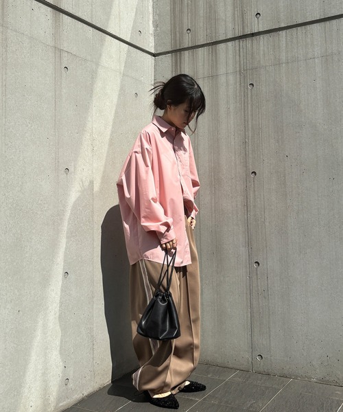 「ISOOK」 長袖シャツ FREE ブルー レディース_画像6