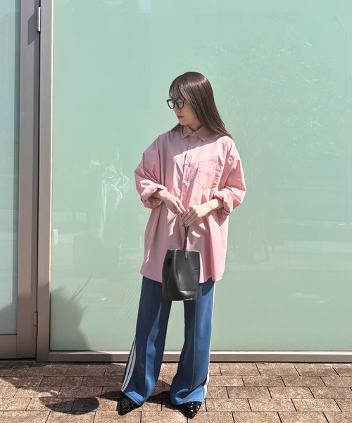 「ISOOK」 長袖シャツ FREE ブルー レディース_画像9