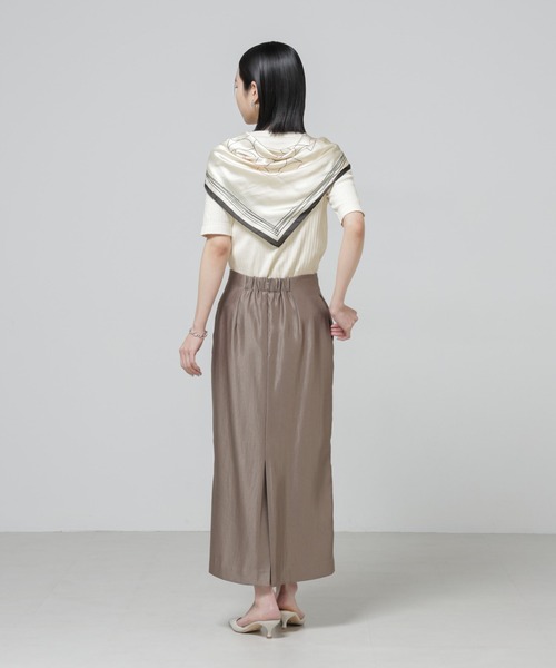 tシャツ Anti Soaked(R) 汗染み防止クルーネックリブTシャツ レディースの画像