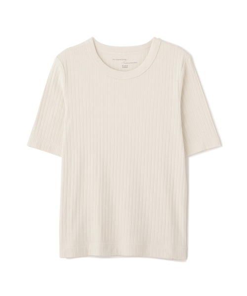tシャツ Anti Soaked(R) 汗染み防止クルーネックリブTシャツ レディースの画像