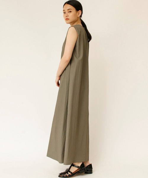 「Johnbull」 ノースリーブワンピース SMALL ブルーグレー レディース_画像2