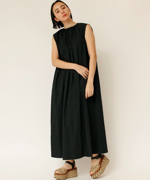 「Johnbull」 ノースリーブワンピース SMALL ブルーグレー レディース_画像5