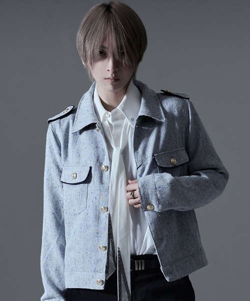 RUDOL ブルゾン アウター 「RUDOL/ルドル」ツイードショートJKT メンズ 