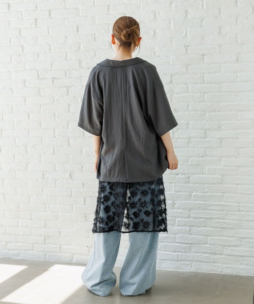 「LAKOLE」 ジャケット MEDIUM アイボリー レディース_画像4