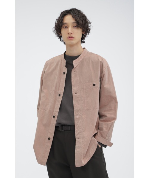 MHL.（エムエイチエル） 長袖シャツ SMALL ピンク メンズ : ZOZOTOWN