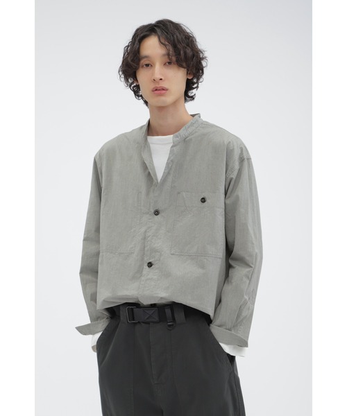 「MHL.」 長袖シャツ SMALL ピンク メンズの画像