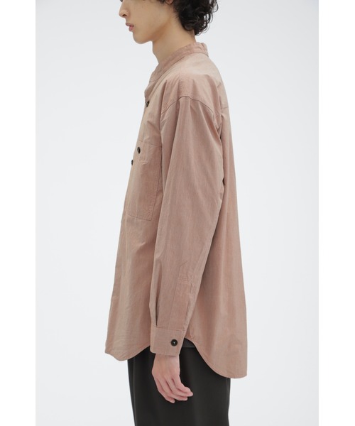 「MHL.」 長袖シャツ SMALL ピンク メンズの画像