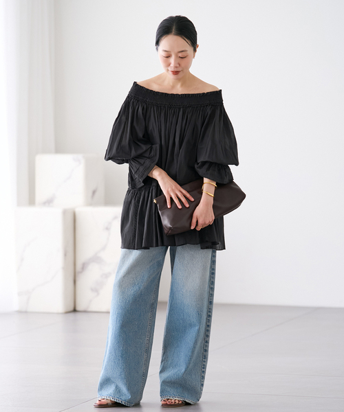 plage（プラージュ） ブラウス シャツ IND VOIL EMB ブラウス