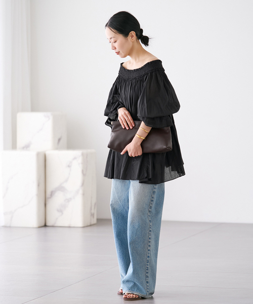 plage（プラージュ） ブラウス シャツ IND VOIL EMB ブラウス