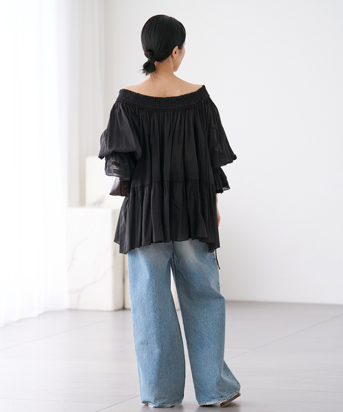 plage（プラージュ） ブラウス シャツ IND VOIL EMB ブラウス