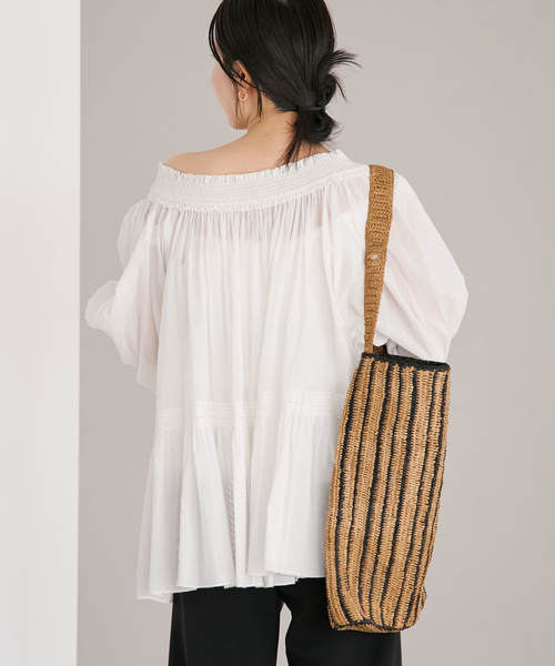 plage（プラージュ） ブラウス シャツ IND VOIL EMB ブラウス