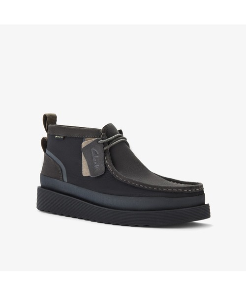 「Clarks」 モカシンシューズ UK10 ブラック メンズ_画像6