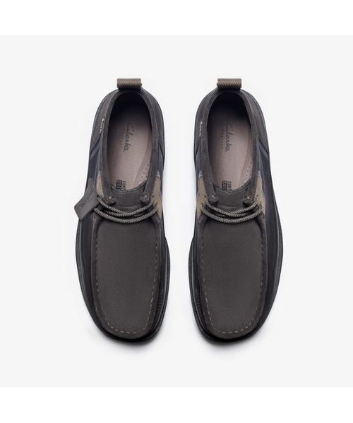 「Clarks」 モカシンシューズ UK10 ブラック メンズ_画像8