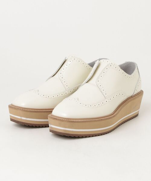 「UNITED ARROWS」 シューズ 37 ホワイト レディース