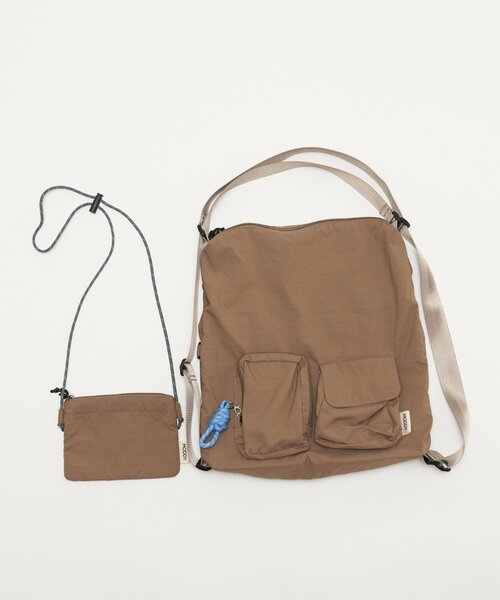 トートバッグ :「KAIRI企画」ミニショルダー付きマルチBAG レディースの画像