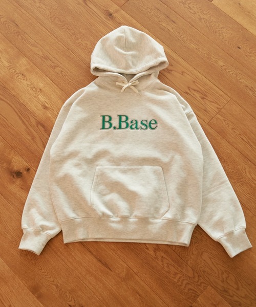 「BROKEN BASE」 プルオーバーパーカー SMALL ネイビー メンズ_画像6
